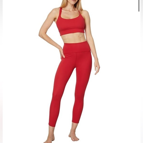 Beyond Yoga Pants - Beyond Yoga POWERBEYOND Leggings Retro Red Size S NEW